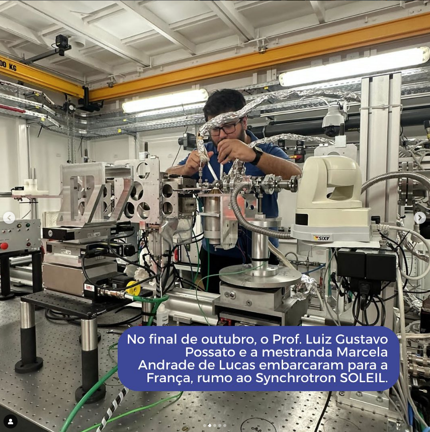 Medidas de XAS no Synchrotron SOLEIL